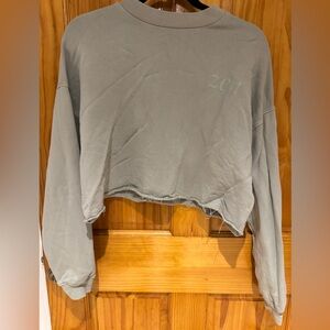 Safe Cropped Sweatshirt